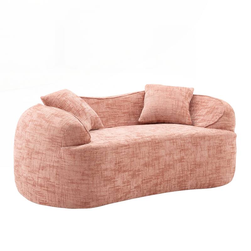Compress Sofa. It Has Armrests on Both Sides, Comes with Two Pillows