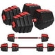 preview thumbnail 1 of 13, ZENOVA Adjustable Dumbbells 33/44/66/88 LBS, Adjustable Weight Sets with Connecting Rod