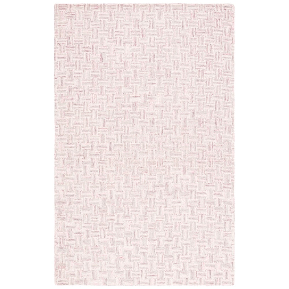 SAFAVIEH Handmade Micro-Loop Caridad Transitional Wool Rug