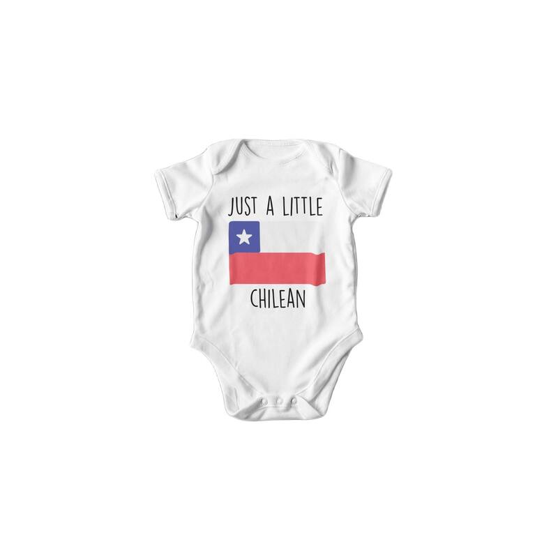 Chile - Baby Boy Girl Clothes Infant Bodysuit Funny Cute Newborn - White - 6-9M
