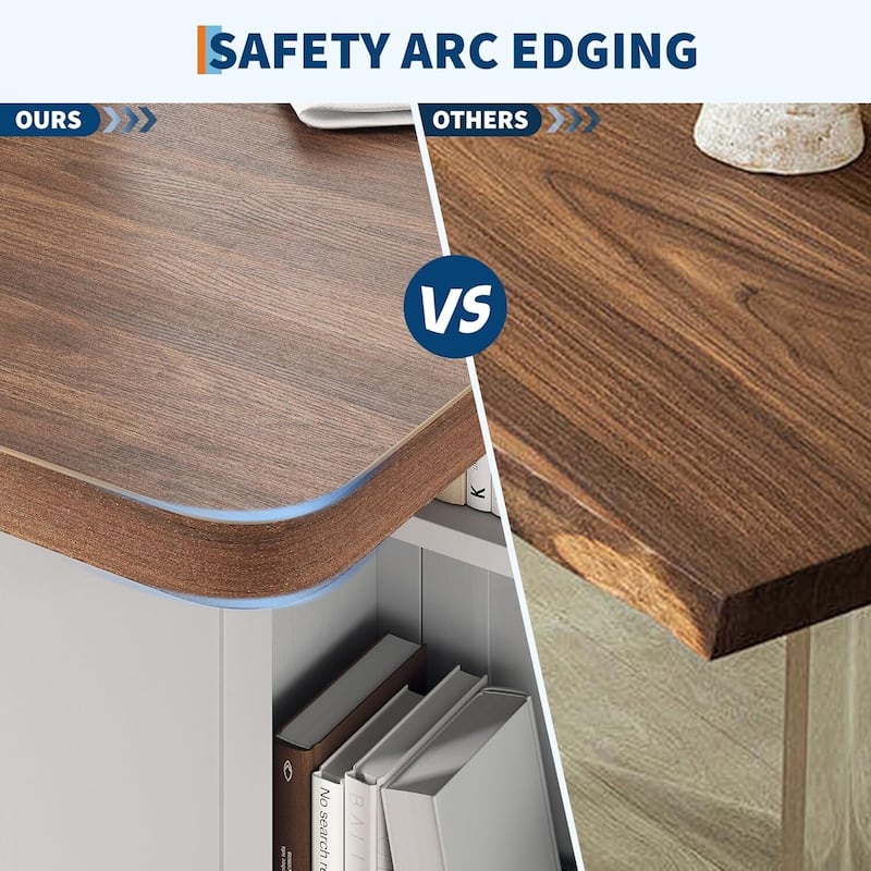 Folding Kitchen Dining Table with Drawer and Storage and Wheels for Kitchens, Apartments (Only Table)