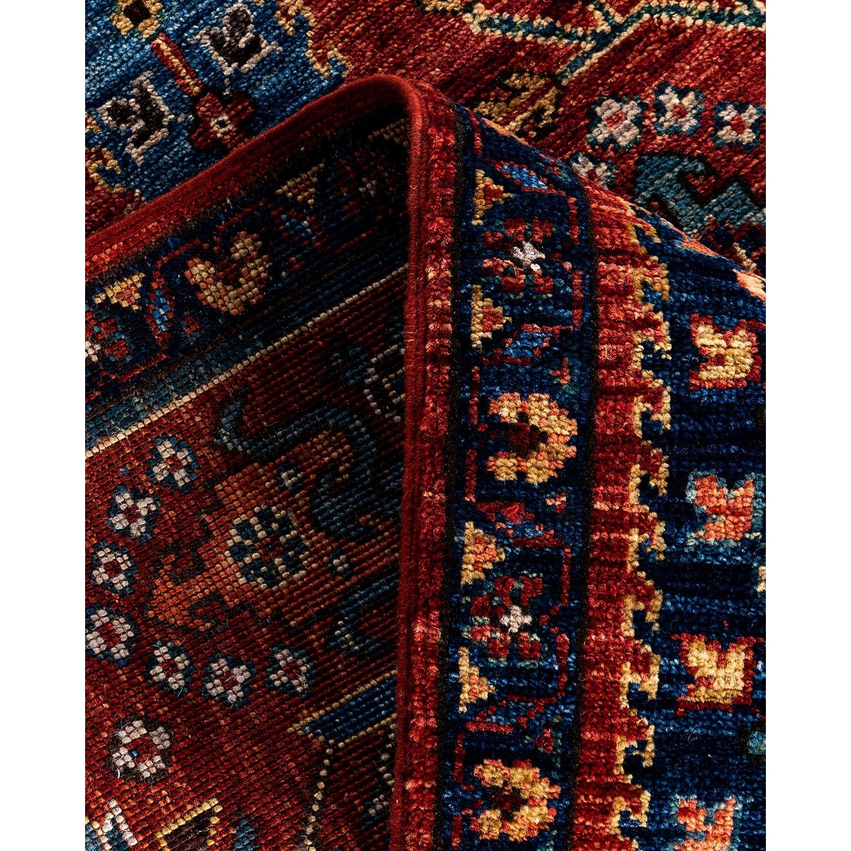 Serapi One-of-a-Kind Hand-Knotted Runner Rug - Red, 2' 8" x 9' 9" - 2' 8" x 9' 9"