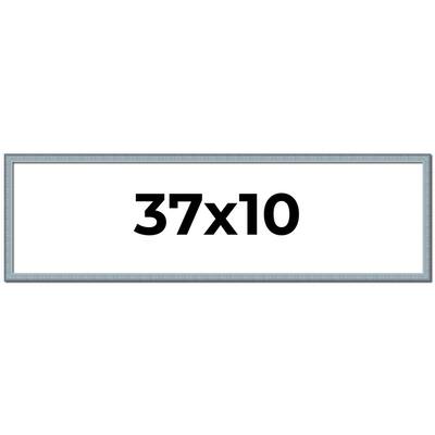 37x10 Frame Rustic Sky Blue Solid Wood Picture Frame | 0.75 Inch
