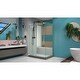 preview thumbnail 7 of 22, DreamLine Enigma-X 34 1/2 in. D x 48 3/8 in. W x 76 in. H Sliding Shower Enclosure - 34.5" x 44.38" - 48.38"