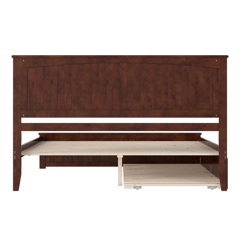 Nantucket Bed with Matching Footboard and Twin XL Trundle
