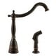preview thumbnail 6 of 9, Design House Double Handle Kitchen Faucet With Escutcheon Plate and