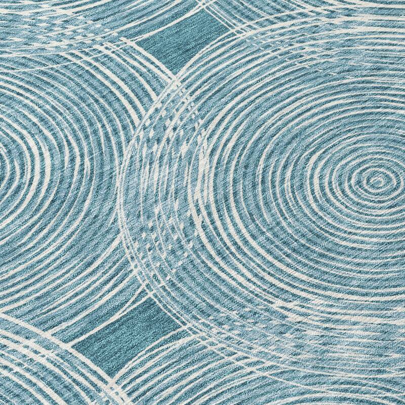 Machine Washable Indoor/ Outdoor Modern Pune Chantille Rug