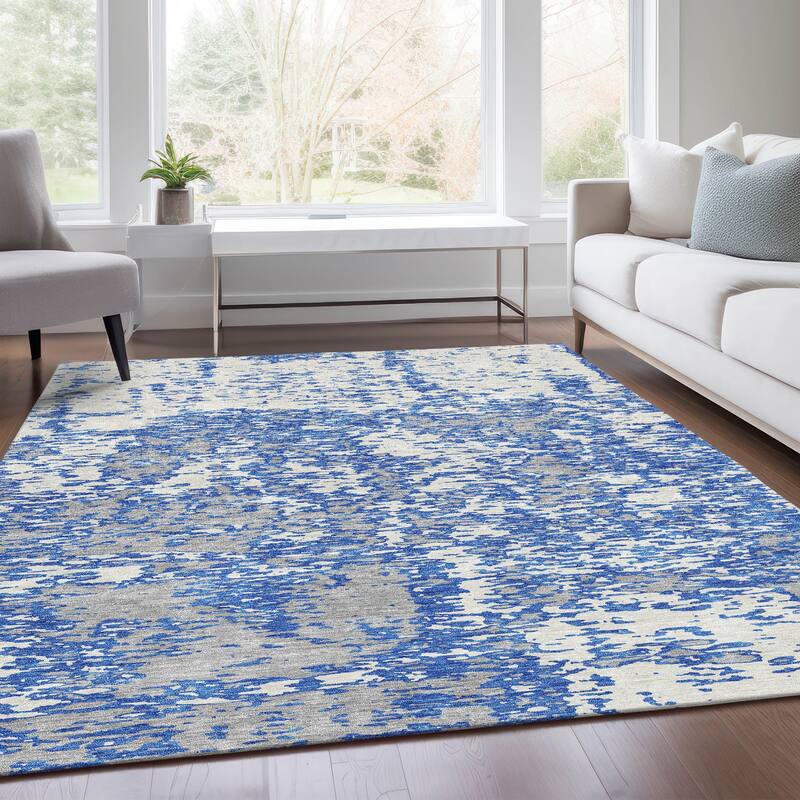 Premium Washable Super Soft Abstract Pixels Mayfield Rug