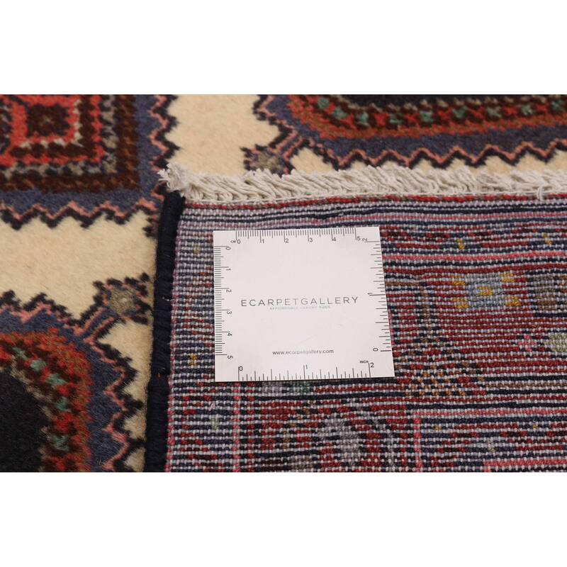 ECARPETGALLERY Hand-knotted Andelz Cream Wool Rug - 2'4 x 9'5