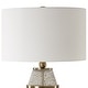 preview thumbnail 4 of 4, Uttermost Out Of Time Seeded Glass Table Lamp - 29.75" H X 16" W X 16" D