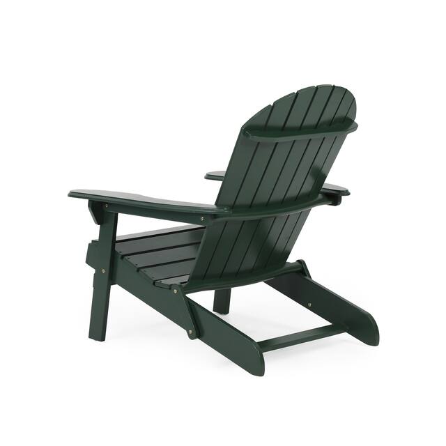 Hanlee Outdoor Rustic Acacia Wood Folding Adirondack Chair (Set of 2) by Christopher Knight Home