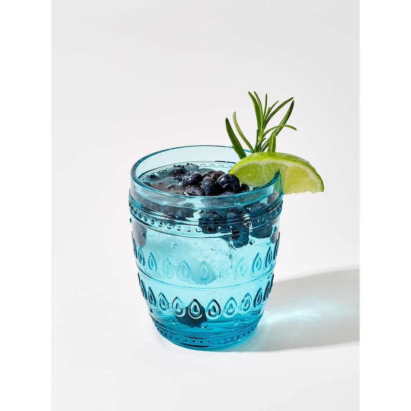 Euro Ceramica Fez 12-ounce Old Fashion Glasses (Set of 4)