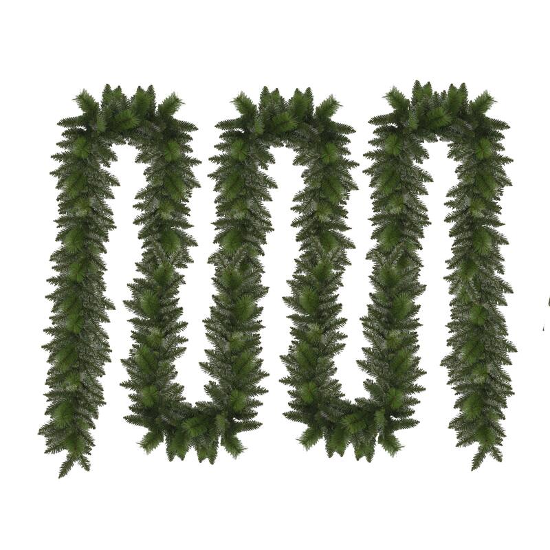 Puleo International 20 ft. x 10" in Spruce Garland - Green - 20.833 - Green