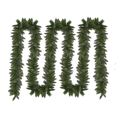 Puleo International 20 ft x 10" in Spruce Garland 380 Tips - Green - 20.833