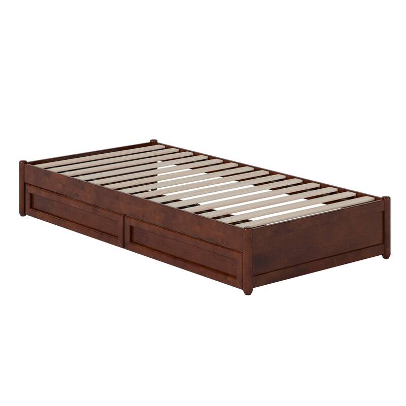 Barcelona Panel Platform Bed with Storage Drawers