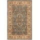 preview thumbnail 19 of 40, SAFAVIEH Handmade Heritage Alexia Traditional Oriental Wool Rug 4' x 6' - Blue/Beige - Rectangle