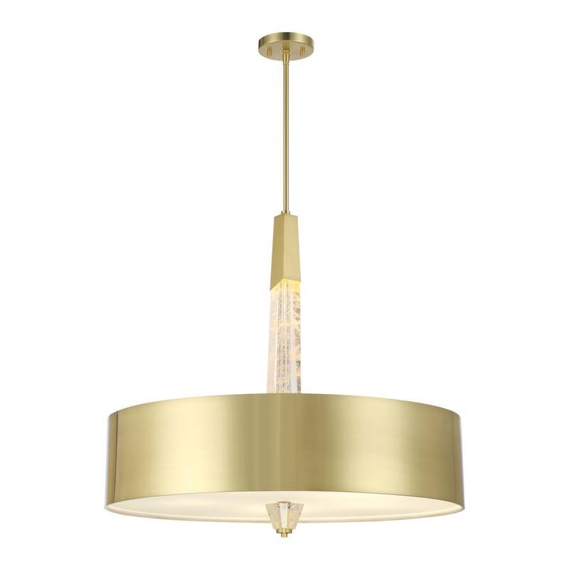 Kovacs P1285-L Drifting Droplets 6 Light 28" Wide LED Crystal Pendant