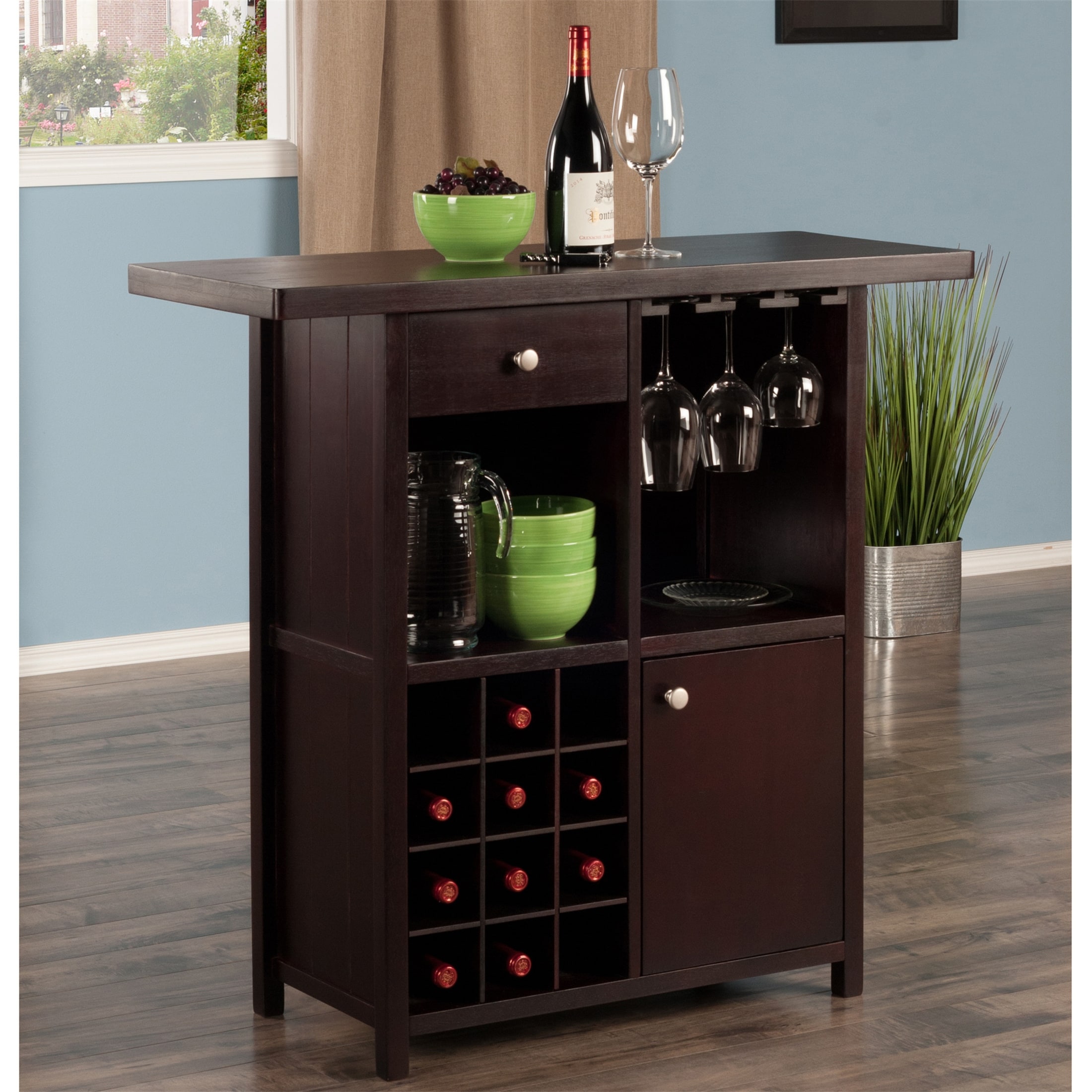 Bar best sale cabinet espresso