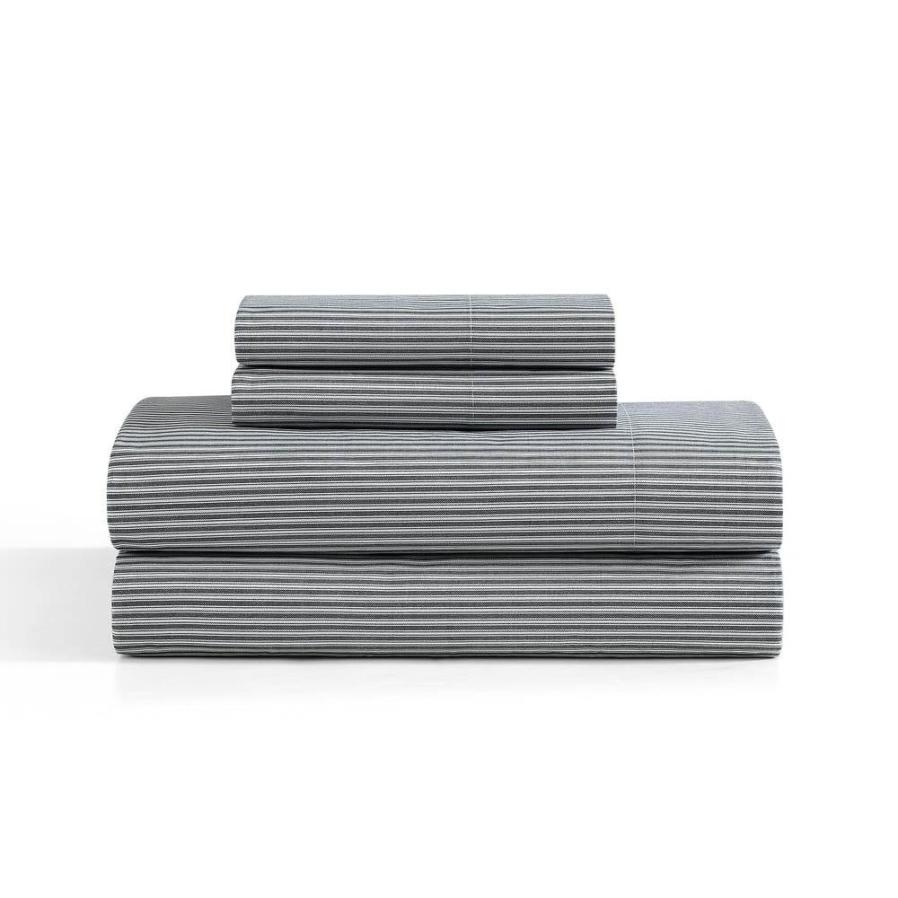 Tommy Hilfiger Printed Cotton Percale Sheet Set