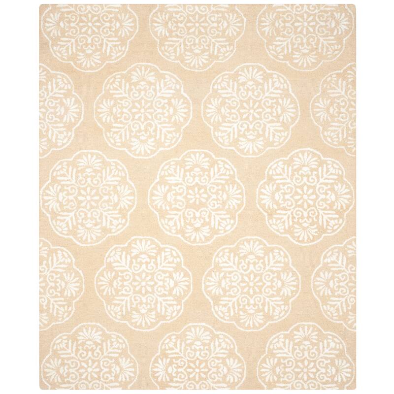 SAFAVIEH Handmade Bella Abygaelle Modern Floral Wool Rug