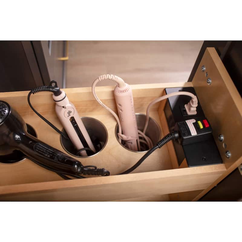 Hardware Resources PVBPOD8 Powered Organizer 8" Wide Plug-In No Wiggle
