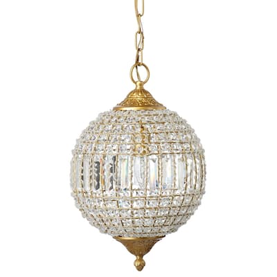 Alden Decor Amiyah Crystal Pendant - 17.5