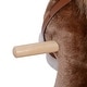 preview thumbnail 8 of 7, Qaba Kids Rocking Horse, Ride on Horse for Toddlers with Soft Plush Body, Wooden Base & Handle Grip for 3+ Year Old