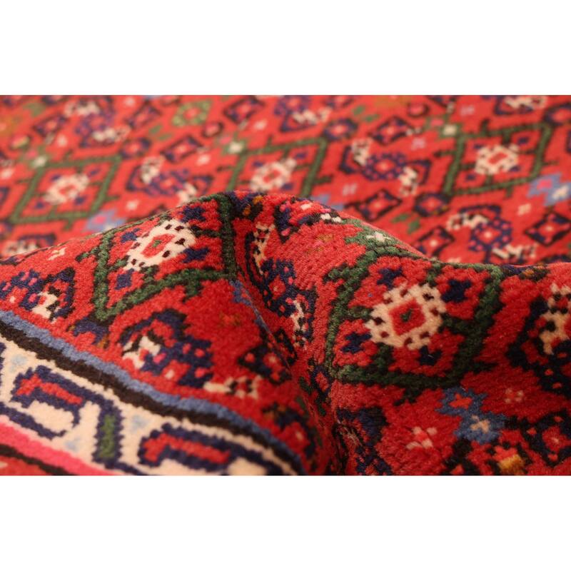 ECARPETGALLERY Hand-knotted Andelz Red Wool Rug - 2'11 x 10'0