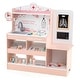 preview thumbnail 13 of 20, Costway Wooden Doctor Play Set with Clock Sink Eye Chart ECG Monitor - See Details Pink