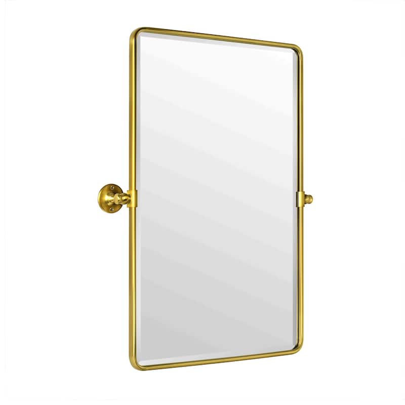 TEHOME Woodvale Rectangle Vertical Metal Wall Mirrors