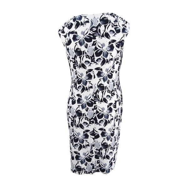 ralph lauren navy floral dress