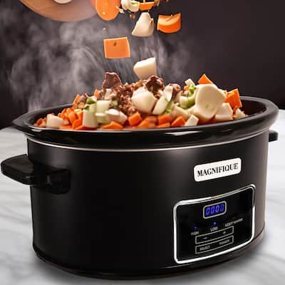 Magnifique 6,7 Quart Programmable Slow Cooker, Kitchen Appliances