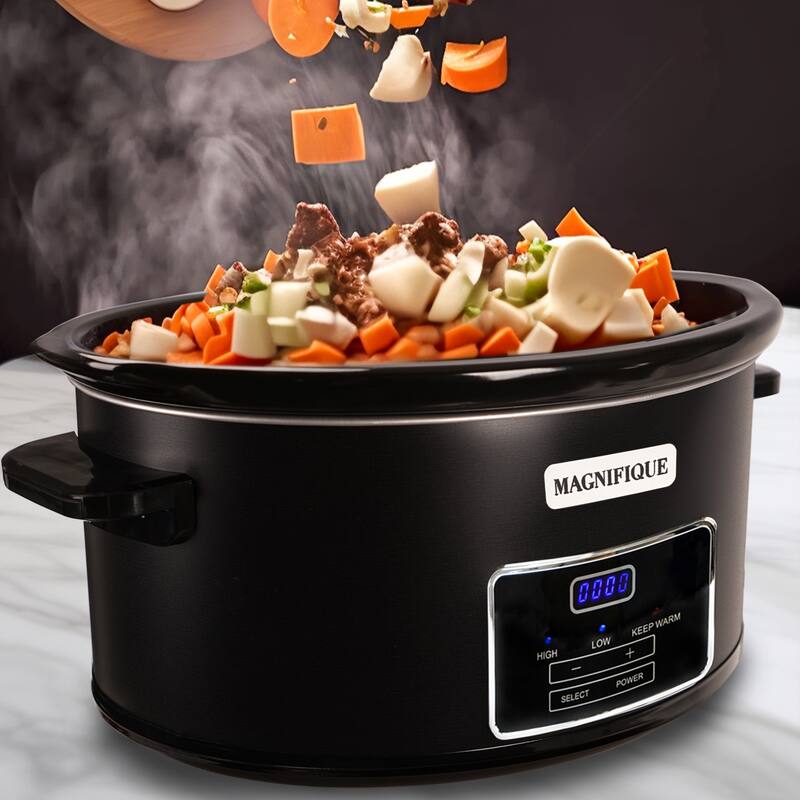 Homecookin 6,7 Quart Digital Display Programmable Slow Cooker