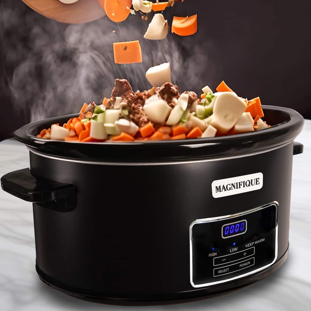 Homecookin 6,7 Quart Digital Display Programmable Slow Cooker
