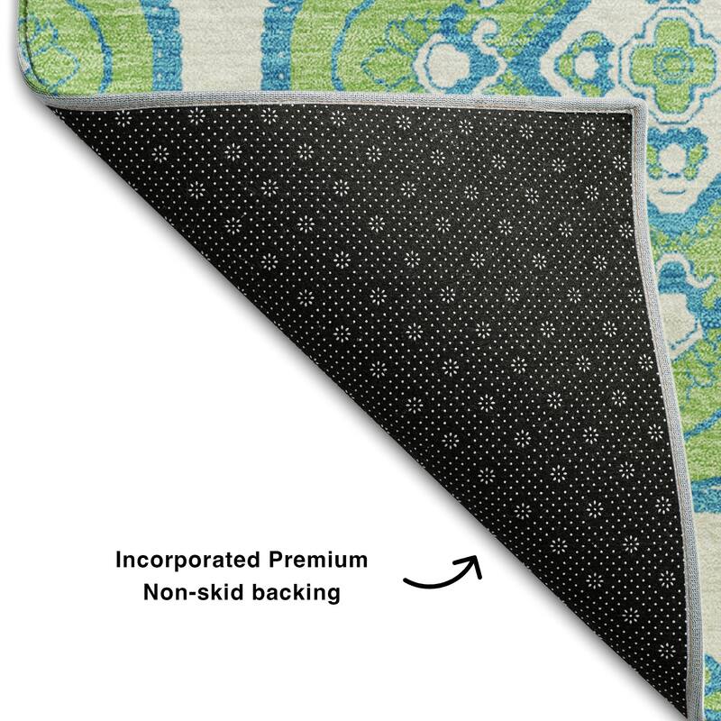 Premium Washable Super Soft Global Glam Mayfield Rug