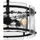 preview thumbnail 4 of 5, Fortress Three Light Semi Flush Mount