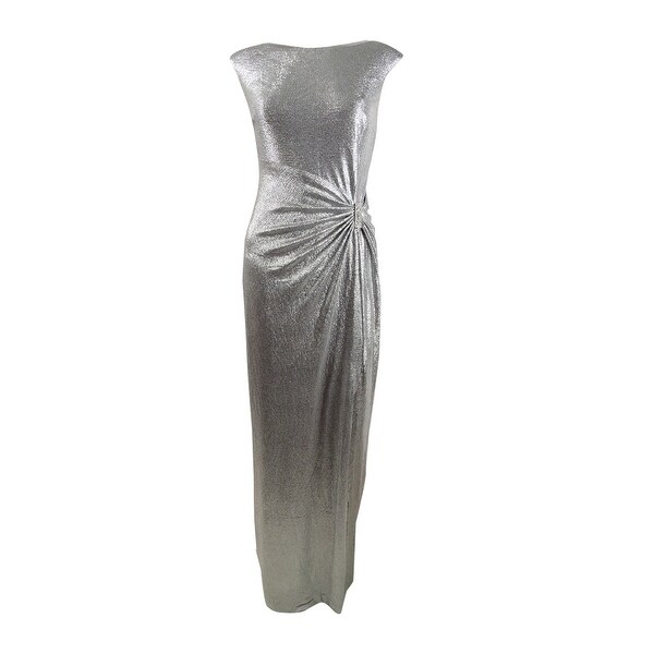 Ralph lauren metallic dress clearance