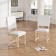 preview thumbnail 1 of 11, Roomfitters Vintage 2-Piece Upholstered Dining Chairs with Padded Backs Natural