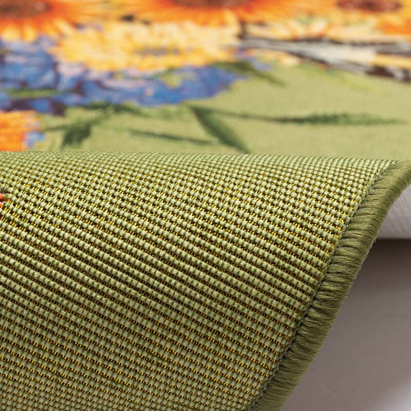 Liora Manne Esencia Garden Birds Indoor/Outdoor Mat