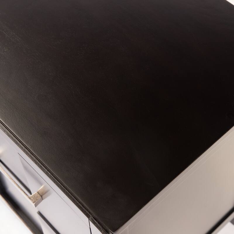 Tass Transitional Solid Wood 2-Drawer Nightstand by Furniture of America