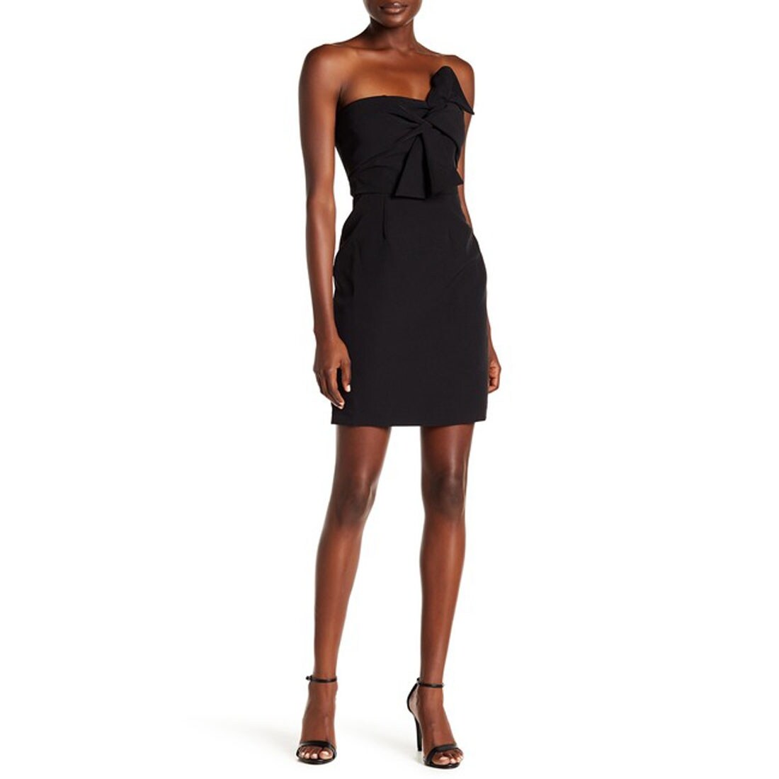 strapless bow dress