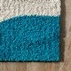 preview thumbnail 3 of 9, Nuloom Ellyn Abstract Shapes Shag Area Rug