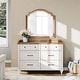 preview thumbnail 17 of 33, Farmhouse Kids Dresser with 5/6 Drawers, Wood Baby Dresser for Nursery