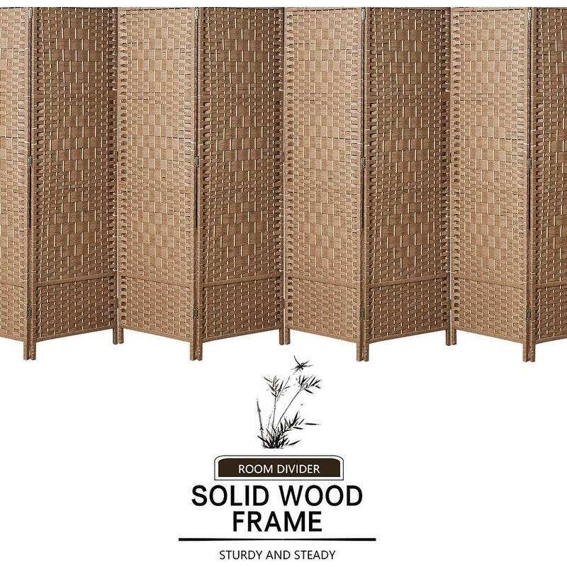 8 Panel Room Divider, Folding Screen