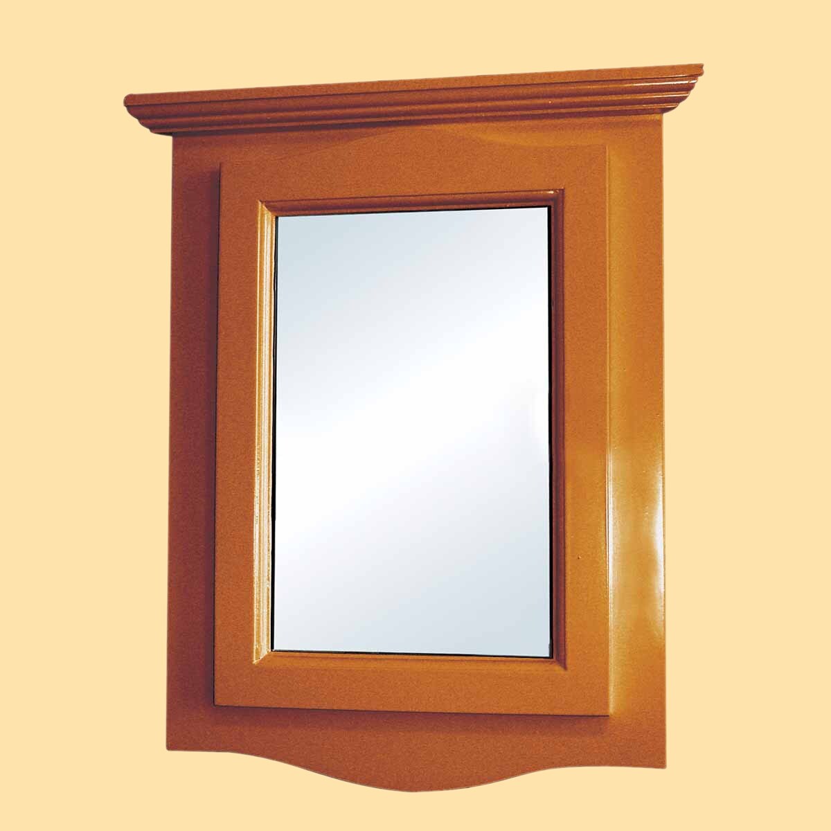 Golden Oak Corner Medicine Cabinets 27 1 8 in. x 20 1 8 in. with