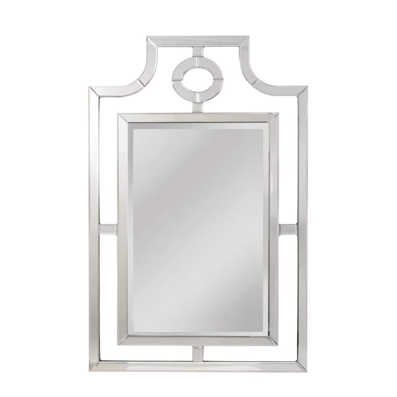 Elk Home Bosworth Clear Finish Glass 30 Inch Wide Mirror