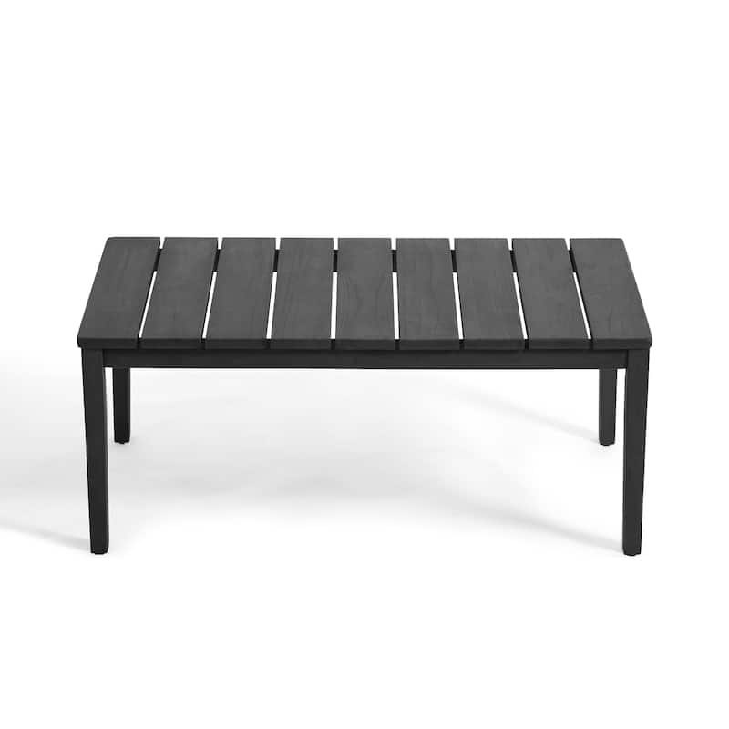 Casual Teak Wood Outdoor Patio Loveseat with Cushions