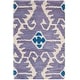 preview thumbnail 61 of 83, SAFAVIEH Handmade Wyndham Zvonka Modern Wool Rug 2' x 3' - Lavander/Ivory - Rectangle