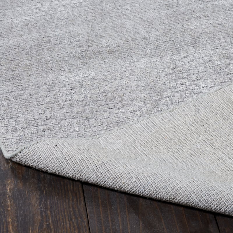 Handmade Mosaic Hand-loomed Solid Color Area Rug