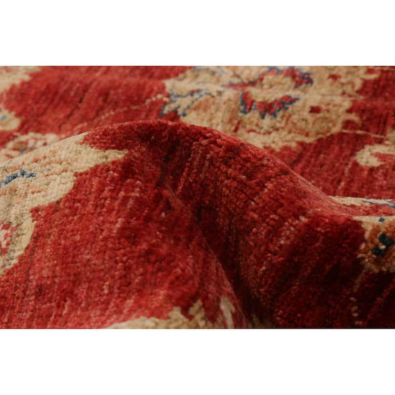 ECARPETGALLERY Hand-knotted Chobi Finest Red Wool Rug - 5'6 x 8'1